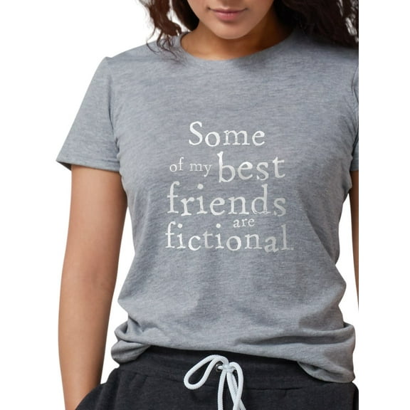 CafePress - More Fictional Friends Women's Deluxe T Shirt - Womens Tri-blend T-Shirt