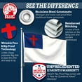 thumbnail image 4 of Anley Rip-Proof Technology Double Sided 3-Ply Christian Flag 3x5 Foot - Religious Flags, 4 of 8