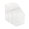 thumbnail image 2 of AMLESO Cosmetic Storage Bin Divided Makeup Organizer for Vanity Dresser Lightweight 3 Section Clear, 2 of 8