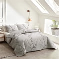 thumbnail image 4 of Soft bedsheet and bedspread set Gray Branch - Twin - 2 Piece, 4 of 5