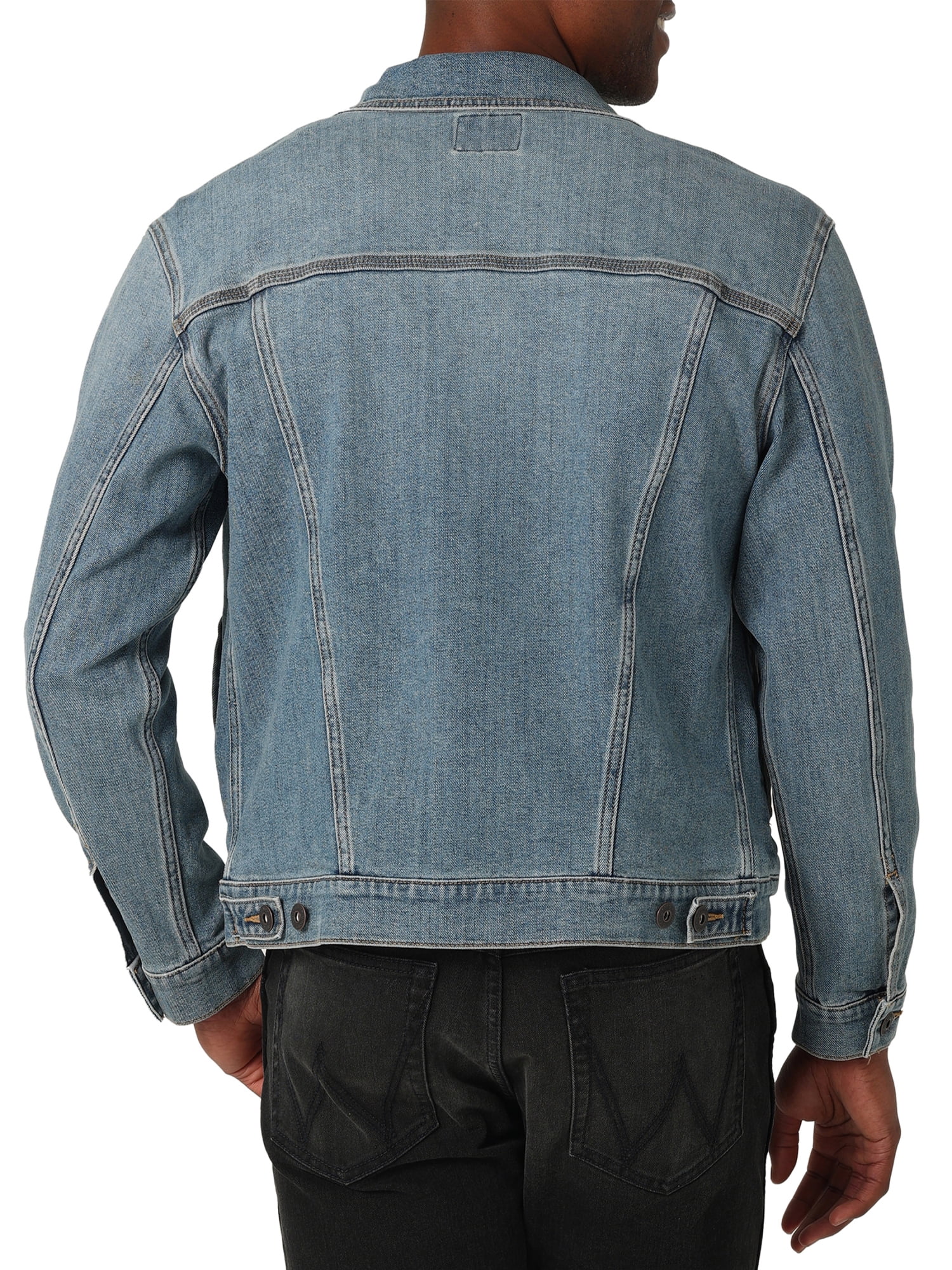 Men's Wrangler® Classic Denim Trucker Jacket in Black