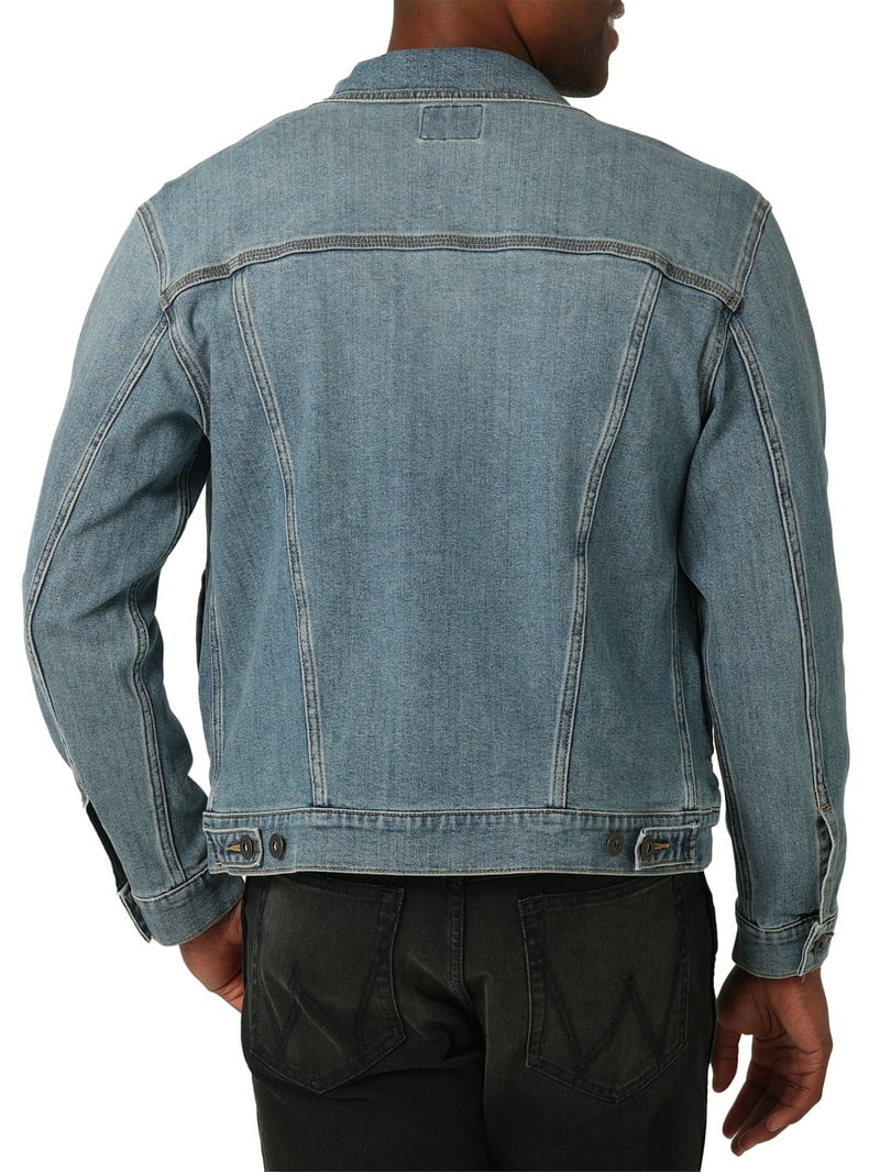Wrangler　Coating Denim Trucker Jacket Wrangler Men's Denim Trucker Jacket - Walmart.com