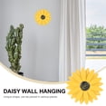 thumbnail image 4 of ADDHAT 1Ud Ornamentación De Pared Margarita De Metal Amarillo Con Acabado Duradero Para Decorar, 4 of 5