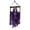 Purple, variant on Halloween Hanging Caged Skeleton Ghost Prop, Sound Activated Prisoner Ghost with Light Up Red Eyes, Creepy Swinging Cage Ghost for Front Porch, Yard, Patio, Indoor Outdoor Halloween Party Decorations