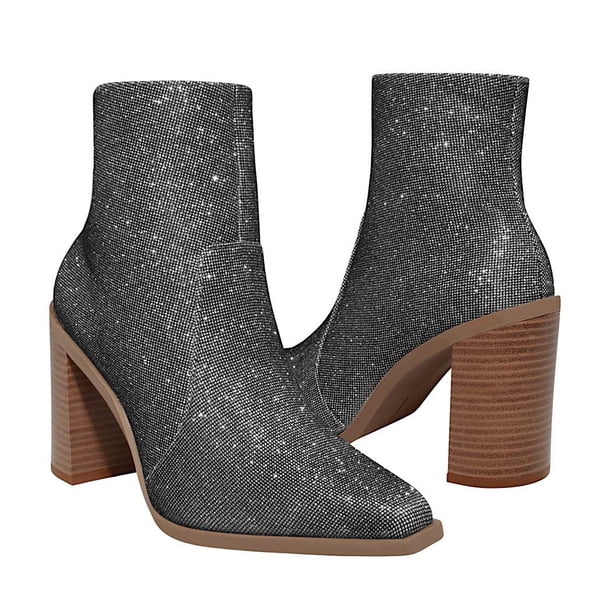 BOTINES DAMA PERUGIA 85903 GLITTER PLATA PERUGIA 85903