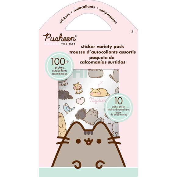 Paquete variado de pegatinas Pusheen con licencia oficial
