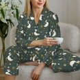 thumbnail image 6 of Naloa goose of sunflower Pajamas for Women Set, Womens Pajama Sets, Lounge Sets for Women, 2pjs for Women-Small, 6 of 7