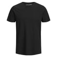 thumbnail image 4 of Jack & Jones Camiseta de Hombre, paquete de 3 - JJEORGANIC BASIC TEE O-NECK, manga corta, algodón orgánico Blanco/Azul marino/Negro S (Small), 4 of 4