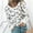 White, variant on Kayannuo Womens Tops Long Sleeve Shirts Fall Fashion Women Long Sleeve Leopard Print O-Neck Sweater Casual Tops Blouse White