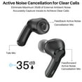 thumbnail image 3 of TOZO NC2 Wireless Bluetooth 5.3 Earbuds, Hybrid ANC, 42H Playtime, 32 EQ Modes, IPX6 Waterproof, Black, 3 of 8
