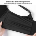 thumbnail image 3 of Vogacara Sujetador de mujer Cierre frontal completo Forma CDE Sujetador de dama 7 filas Correa de hombro ajustable Ropa interior Bralette Lencería fajas Color de piel 36/80CDE Vogacara CE013517-20B, 3 of 6