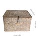 thumbnail image 3 of Worallymy, 2 uds., cesta de almacenamiento de cubo tejida a mano de algas marinas, contenedor organizador de maquillaje tejido con tapa Worallymy JD735799724, 3 of 7