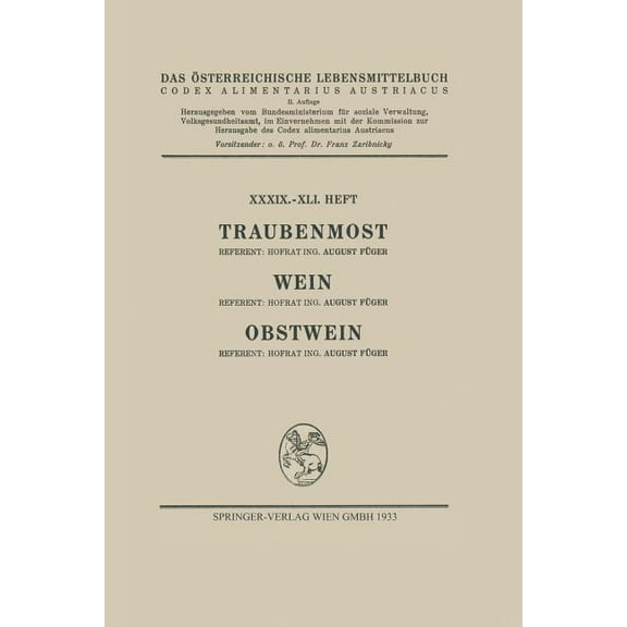 Traubenmost, Wein, Obstwein, (Paperback)