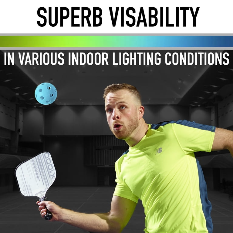 Franklin Sports X-26 Indoor Pickleballs, 3-Pack Blue photo 6