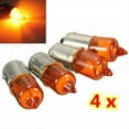 thumbnail image 2 of 4PCS Motorcycle Motorbike Mini Indicator Bulbs Halogen BA9S Base Amber 12V 21W, 2 of 5