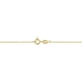thumbnail image 4 of KoolJewelry Yellow Gold Over Sterling Silver Cable Chain Necklace (1.2 mm, 16 inch), 4 of 7