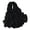 Black, variant on Xinwanna Women Headscarf Solid Color Soft Breathable Wide Head Wrap Versatile Smooth Touch Scarf Fashion Accessories (Black)
