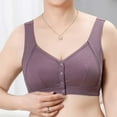 thumbnail image 6 of Teissuly Woman Oversized Strapless Bra With Cotton Design Style Front Buckle Underwear, 6 of 6