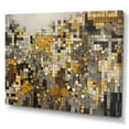 thumbnail image 2 of DESIGN ART Designart "Yellow And Cream Bohemian Medley Ii" Boho Mosaic Canvas Print 20 in. wide x 12 in. high, 2 of 5