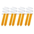 thumbnail image 1 of KAKOWELY 4 Pcs American Football Waist Belt Type Flag Rugby Training Ribbon Game Streamer Label Webbing for Children ( Each White Belt with 2 Yellow Flags),43.31"X0.98"X0.04", 1 of 4