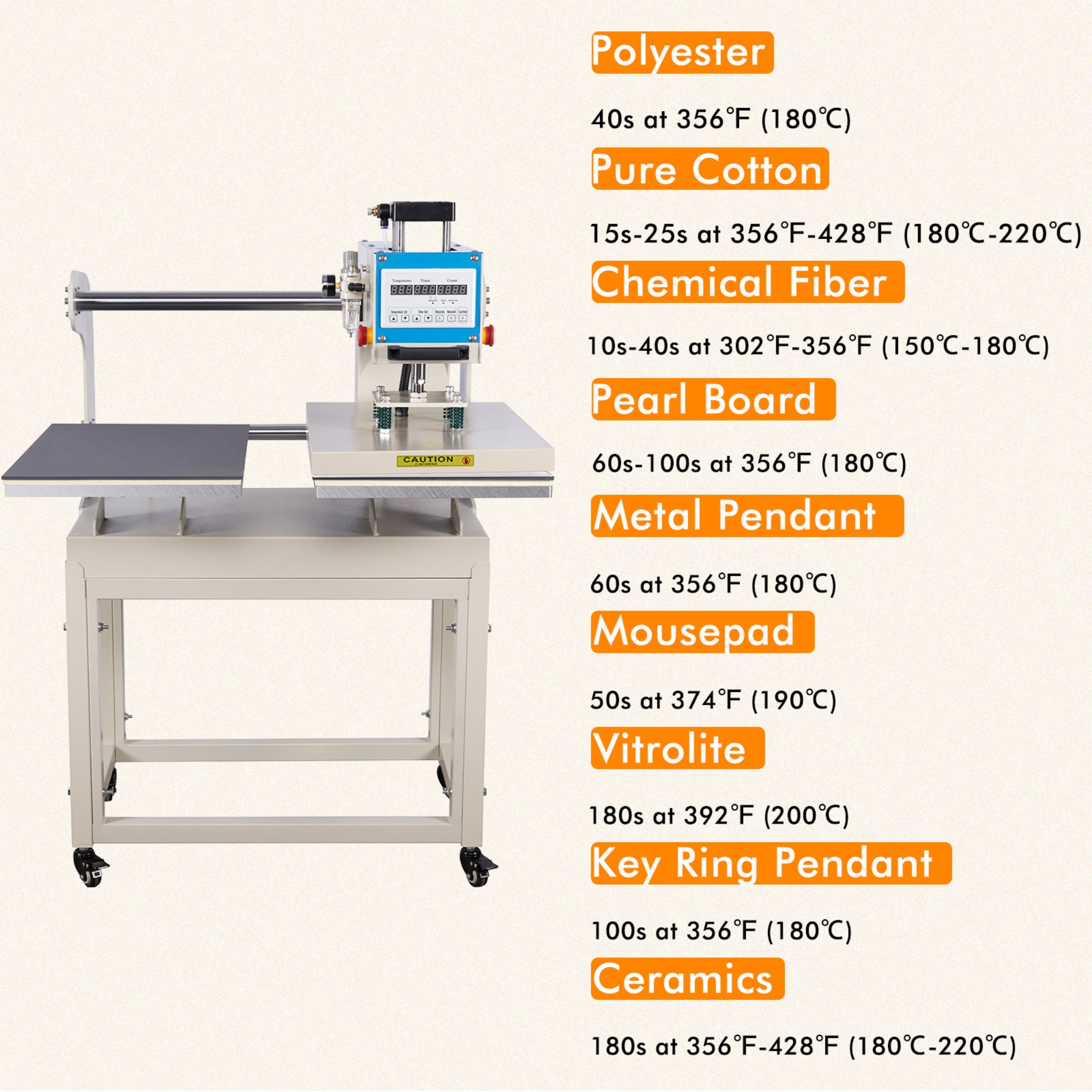 Kilo Pro 16" x 24" Heat Press Machine External Compressor,Large Sliding Dual Platen Commercial,Transfer Machine for Professional Printing