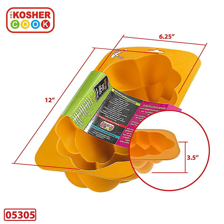  The Kosher Cook Silicone Braided Challah Mold - Small - Braided  Oval Challah Pan - Challah Bread Baking Mold - No Shaping Required: Brioche  Pans: Home & Kitchen