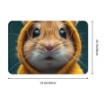 thumbnail image 3 of Daiia Modern Yellow Sweater Guinea Pig Front Door Mat, Heavy Duty Durable Welcome Mat for Outdoor Indoor, Dirt Trapper Waterproof Super Absorbent Door Mat, 16" x 24", 3 of 9