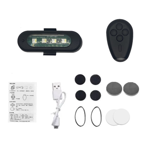 Luces estroboscópicas de advertencia LED anticolisión RC Drone con control remoto (magnético) Tmvgtek Para estrenar