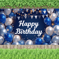 thumbnail image 7 of Decorative Design Happy Birthday Banner Polyester Material Celebration Banner for Birthday Party Indoor Decoration Photo Shoot, 7 of 7