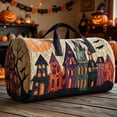 thumbnail image 5 of Halloween Tote Bag, Quilted Padded Printed Travel Tote Bag, Soft Handle Casual Handbag for Everyday Use, 5 of 6