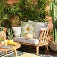 thumbnail image 5 of Set of 4 Dasiy Pillow Covers 18x18 Green Spring Summer Pillow Covers Hello Sunshine Flower Floral Cushion Covers Square Cotton Linen Pillow Cases for Couch Sofa Patio Outdoor Home Decor(18 Inch), 5 of 6