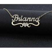 Heart With Personalized Name Necklace