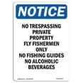 thumbnail image 1 of SignMission OS-NS-A-1218-V-14975 12 x 18 in. OSHA Notice Sign - No Trespassing Private Property, 1 of 1