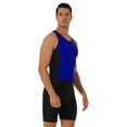 thumbnail image 5 of Doomiva Men's One Piece Swimwear Swimsuit Wetsuit Tank Top Bodysuit Royal Blue XL, 5 of 7