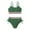 Army Green, variant on Wdgfv Girls Swimsuits Teen Two Piece Bathing Suit High Waist Bikini Set with Chest Pad Color Block Swimwear for Beach Pool Summer Sky Blue 15-16 years