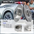 thumbnail image 3 of AutoShack Front Vented & Rear Vented Brake Rotors 4-PC Set Replacement for 2006-2008 Dodge Ram 1500 2003-2008 Dodge Ram 2500, 3 of 5