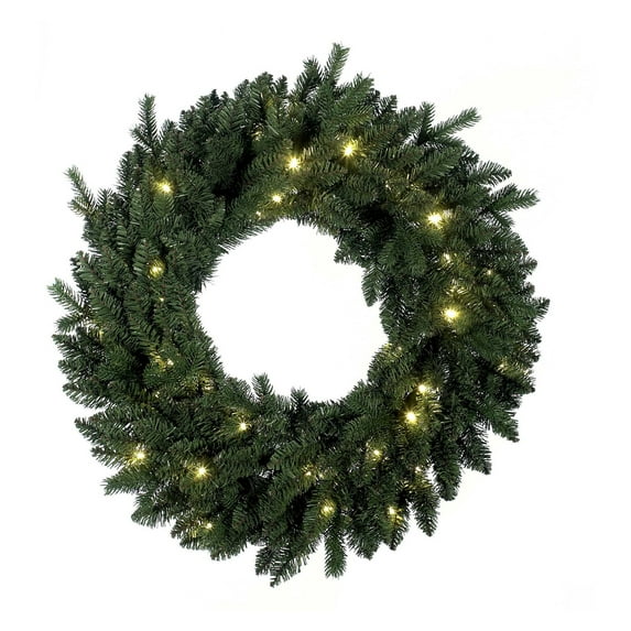 Kurt Adler 36" Pre-Lit Pe Led Wreath