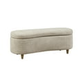 thumbnail image 4 of Bailey Boucle Flip Top Storage Bench, 4 of 5
