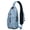 Sky-blue-62, variant on Vintage Fashion Sling Backpack Geometric Tribal Lightweight Daypack for Office Workers and Daily Commuting