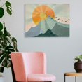 thumbnail image 3 of Fenyluxe Birds Sun Mountain Canvas Print Wall Art Decor for Home Living Room Bedroom Office Salon Condo Bar, Ideal Gift for Various Occasions, Ready To Hang 16x12in, 3 of 6