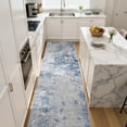 thumbnail image 3 of UERMEI 3x8 Washable Runner Rugs for Hallway, Modern Abstract Non Slip Indoor Rug for Entryway Doormats Bedroom Kitchen, Vacuum-Friendly Home Decor Carpet, Beige Brown, 3 of 7