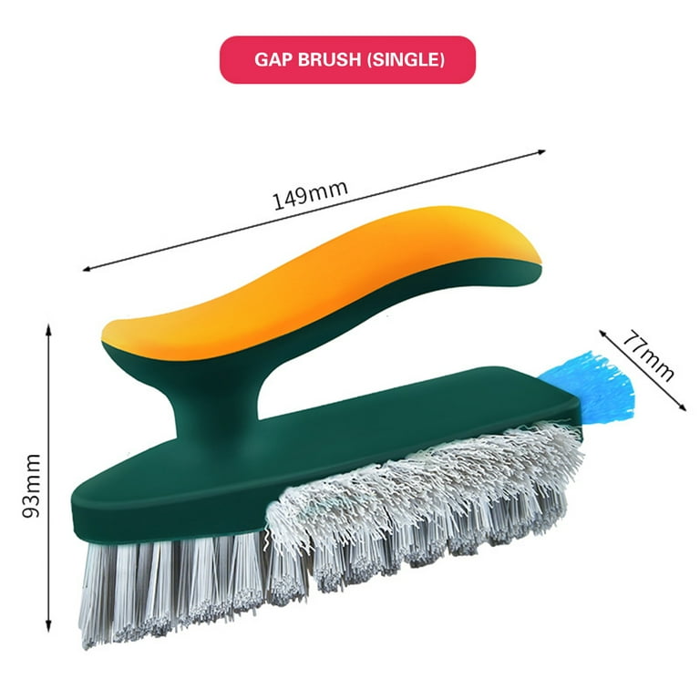 Crevice Cleaning Brush Hard Bristle, Lengthened Gap Cleaning Brush for  Household Use, 2023 New Multifunctional Bathroom Gap Brush Set with Long  Handle