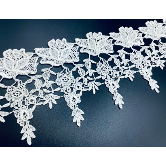 Winter White 4-1/4" Venice Lace