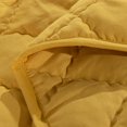 thumbnail image 4 of Organictune Microfiber Down Alternative Machine Washable Toddler Comforter, Super Soft and Lightweight Kids Crib Quilted Blanket for Stroller, Travel, Yellow, 39"x47", 4 of 5