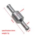 thumbnail image 4 of Válvula de retención de aleación de aluminio Válvula de retención unidireccional universal para automóvil (6 mm), 4 of 4