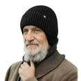 thumbnail image 2 of Baqcunre Clearance! Beanies Hats Men, Men Knitted Hat Women Earflap Winter Hats Mens Wool Cap Warm Cap Slouchy with Ear Warmer, Beanie for Women, Baby Beanie, 2 of 4