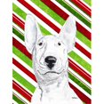 thumbnail image 1 of Bull Terrier Candy Cane Christmas Flag Garden Size, 1 of 1