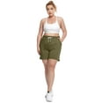 thumbnail image 5 of Aiyino Women's Plus Size Running Shorts Casual Summer Athletic Workout Shorts High Waisted Gym Yoga Lounge Shorts Pants L-5X, 5 of 6