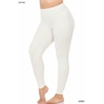 thumbnail image 2 of Zenana Women's High Waist Full Ankle Length Premium Thick Cotton Leggings, 2 of 2
