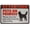 Color 393, variant on Attention Pets on Premises Please Close Gate When Entering and Exiting Metal Tin Sign Posters for Home 8X12Inch
